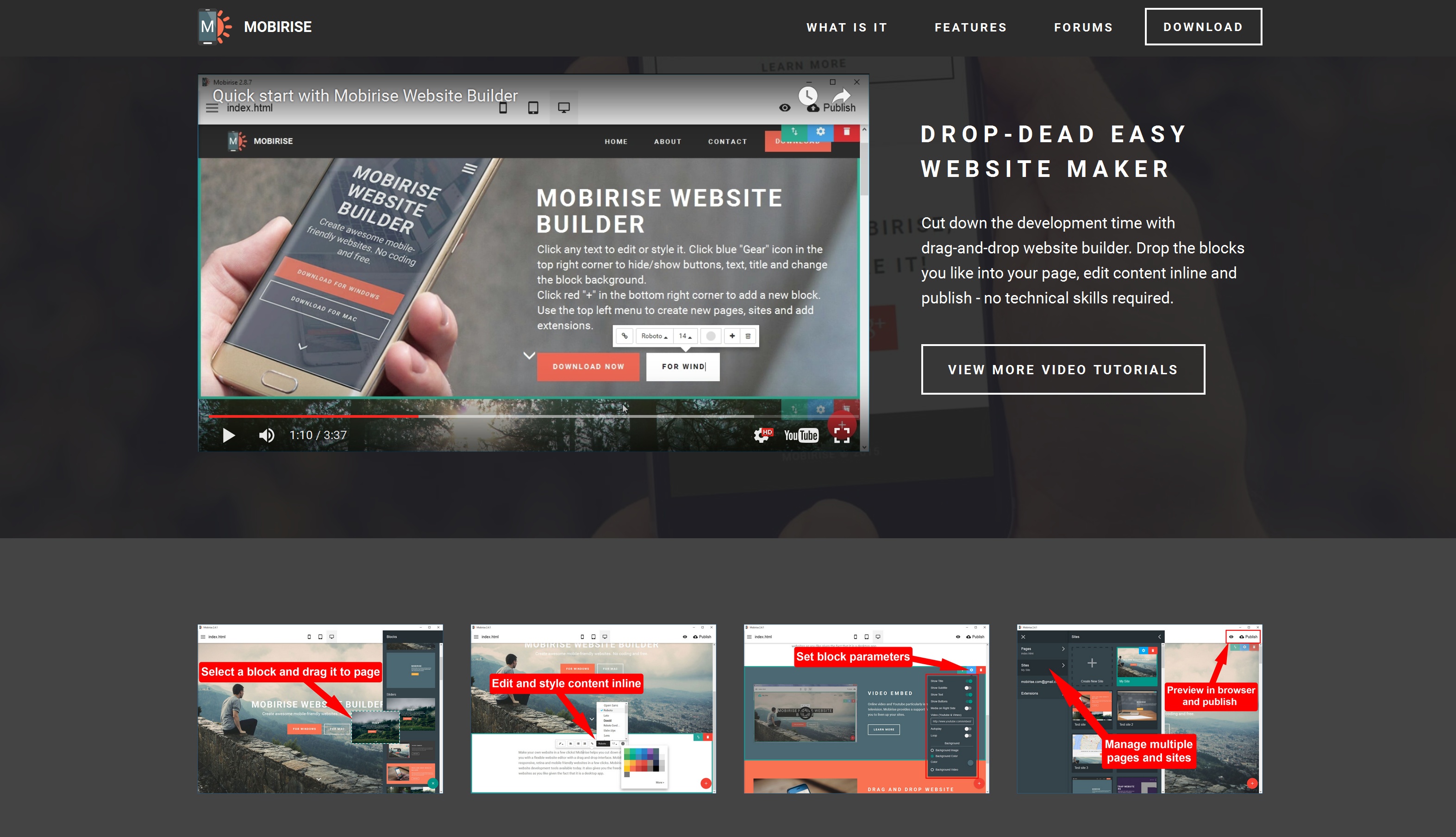 Website Design Web Builder Template