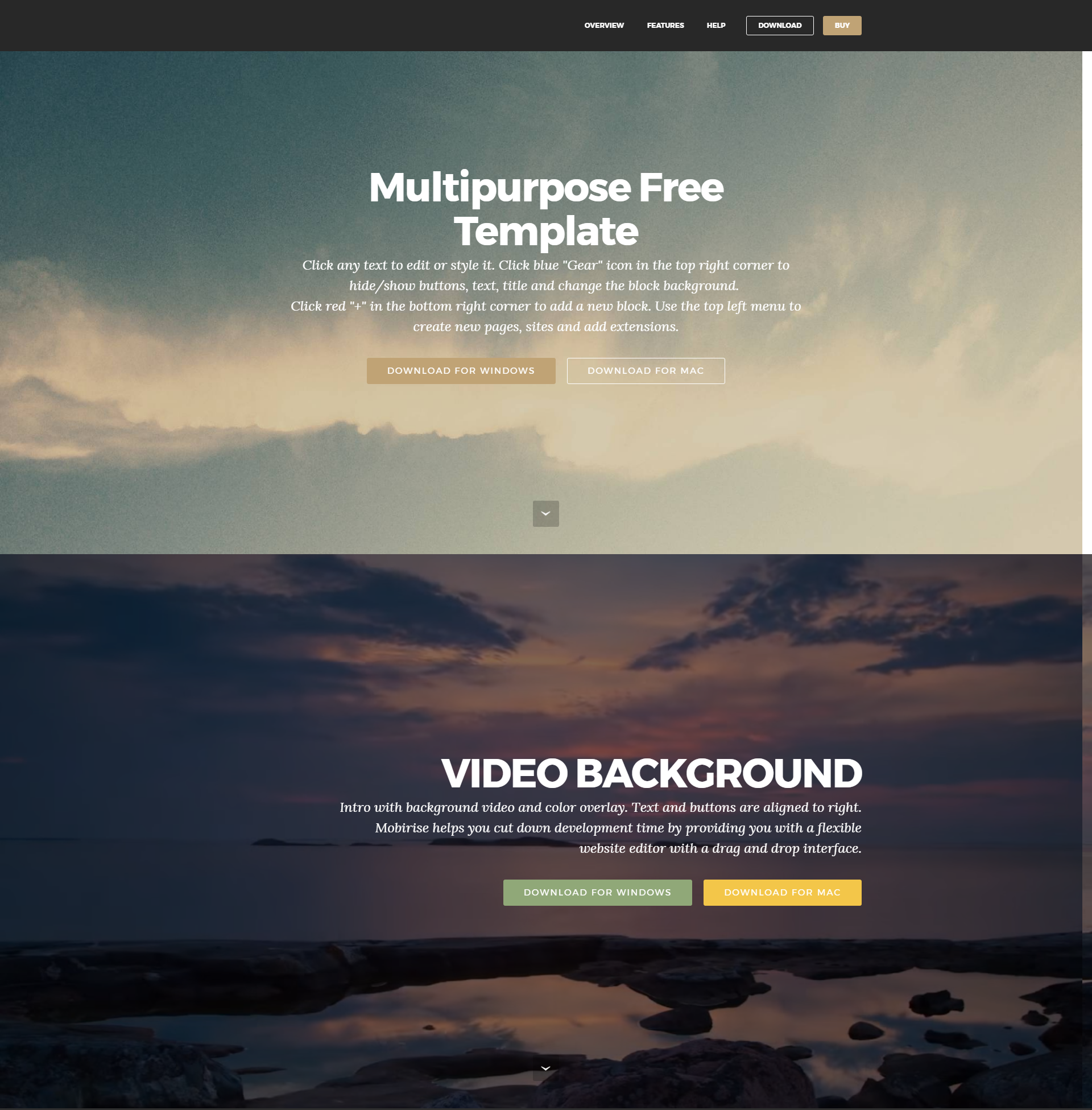 Best Free HTML5 Video Background Bootstrap Templates of 2019