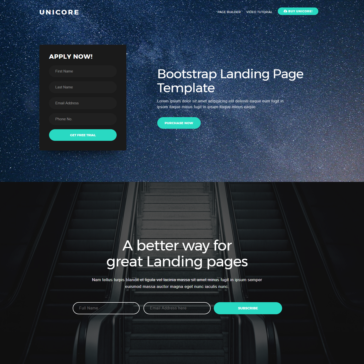 Best Free HTML22 Video Background Bootstrap Templates of 22 For Html5 Blank Page Template