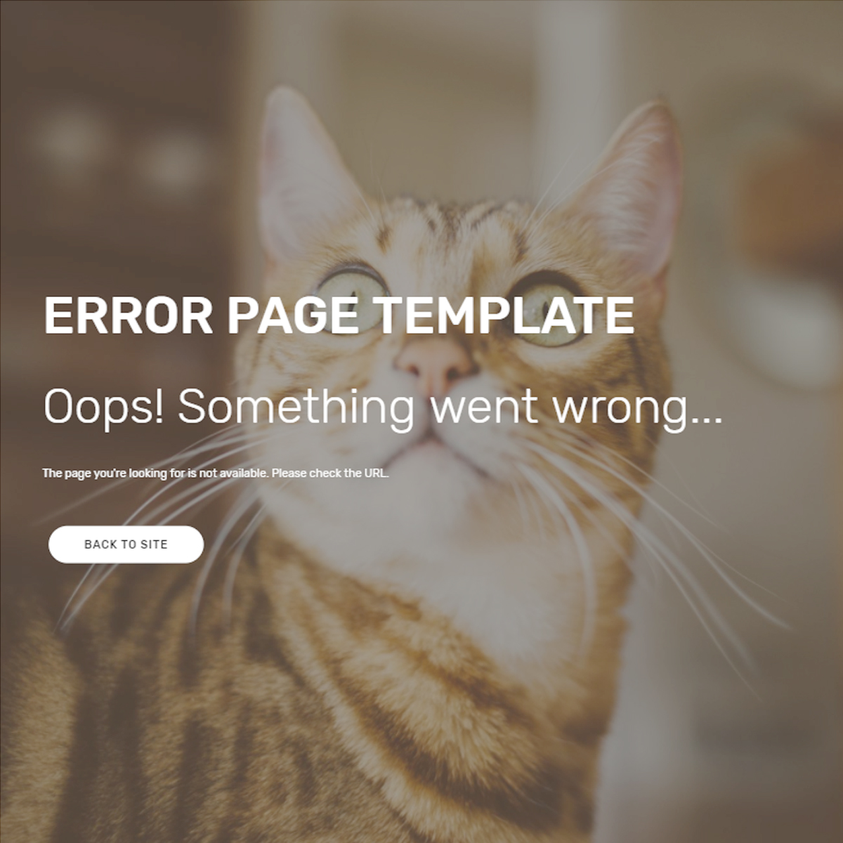 Free Bootstrap Error Page Themes