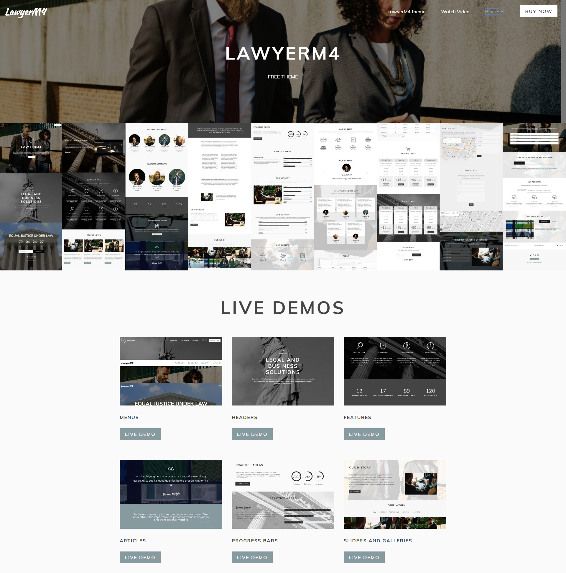 Responsive Bootstrap LawyerM4 Themes