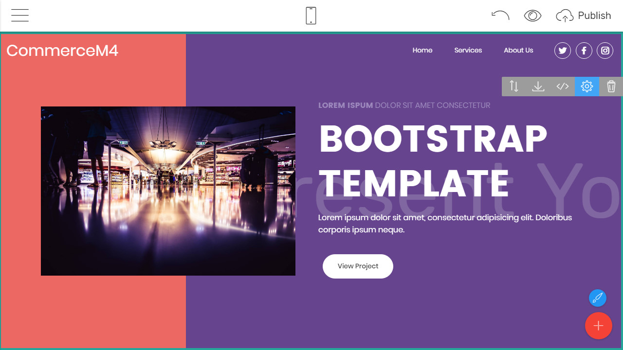 bootstrap ecommerce template