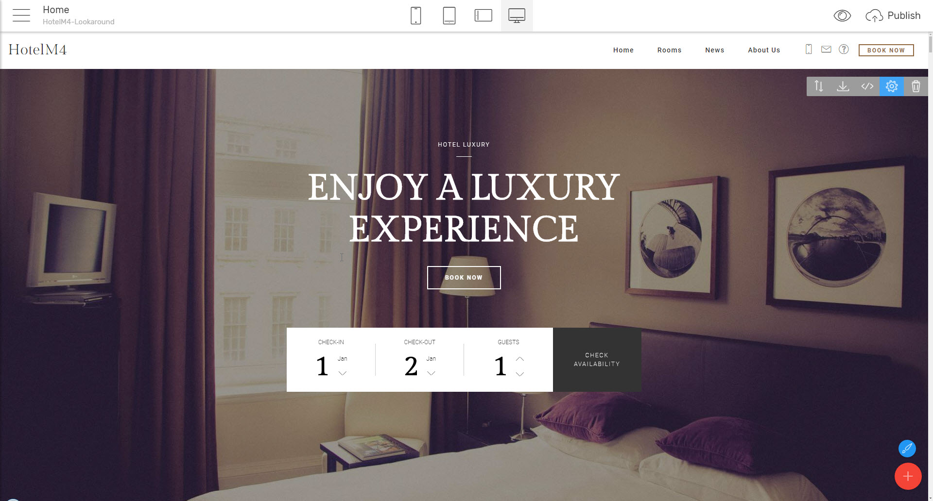 html5 hotel template