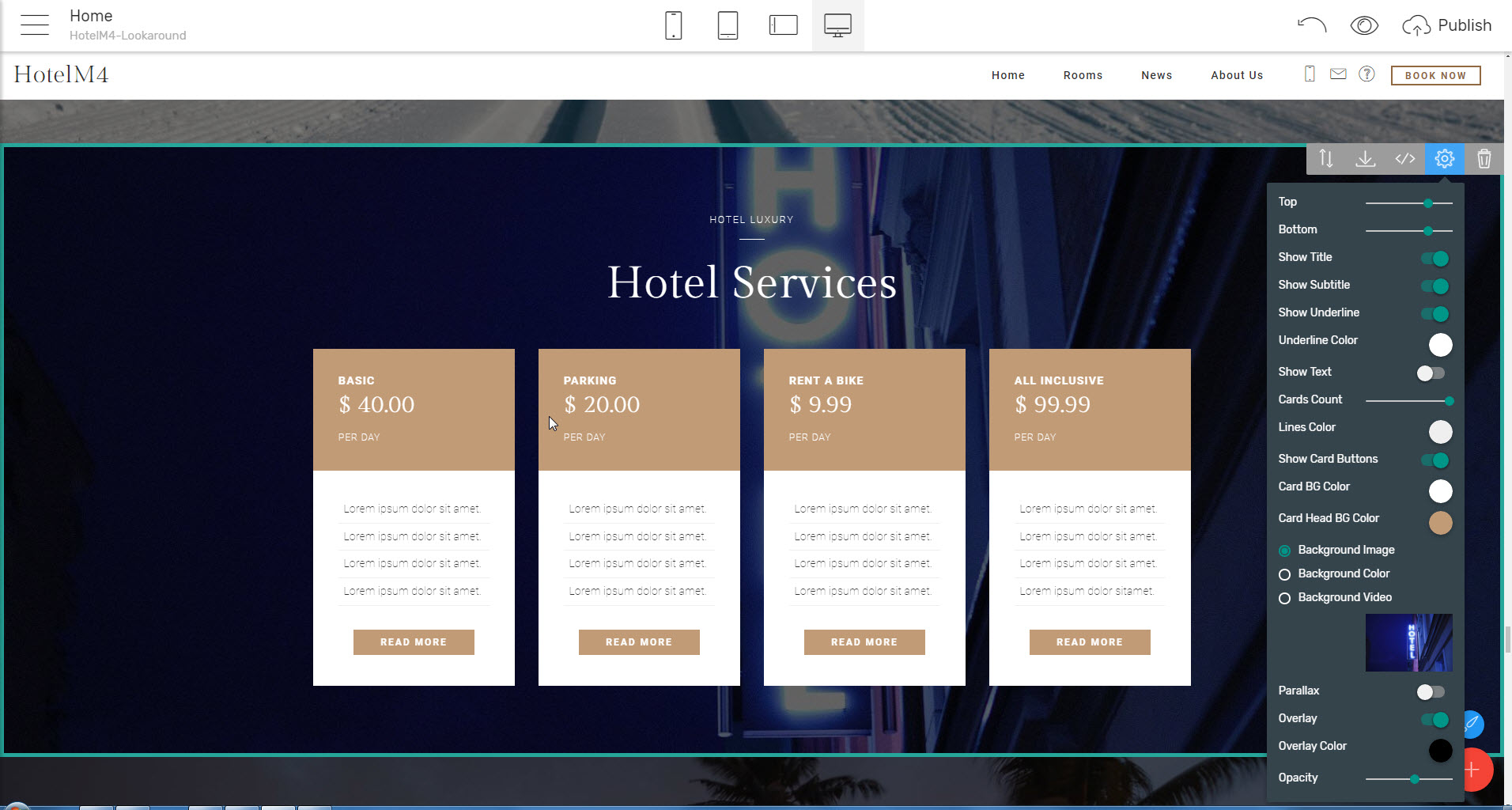 hotel html template