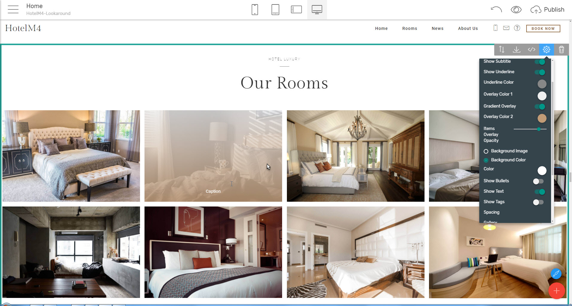 HTML web template gallery