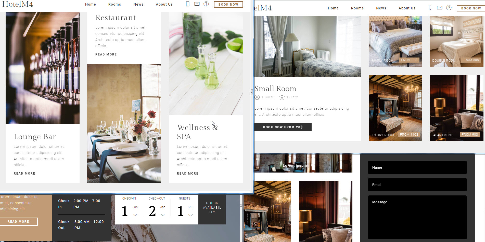 hotel html template