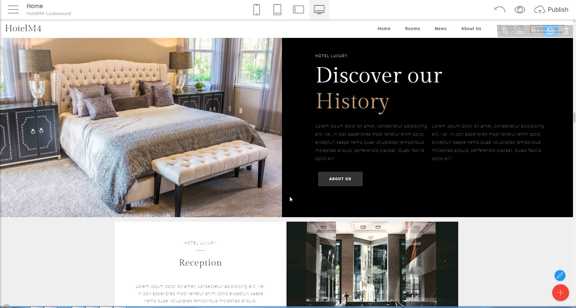 html5 hotel template