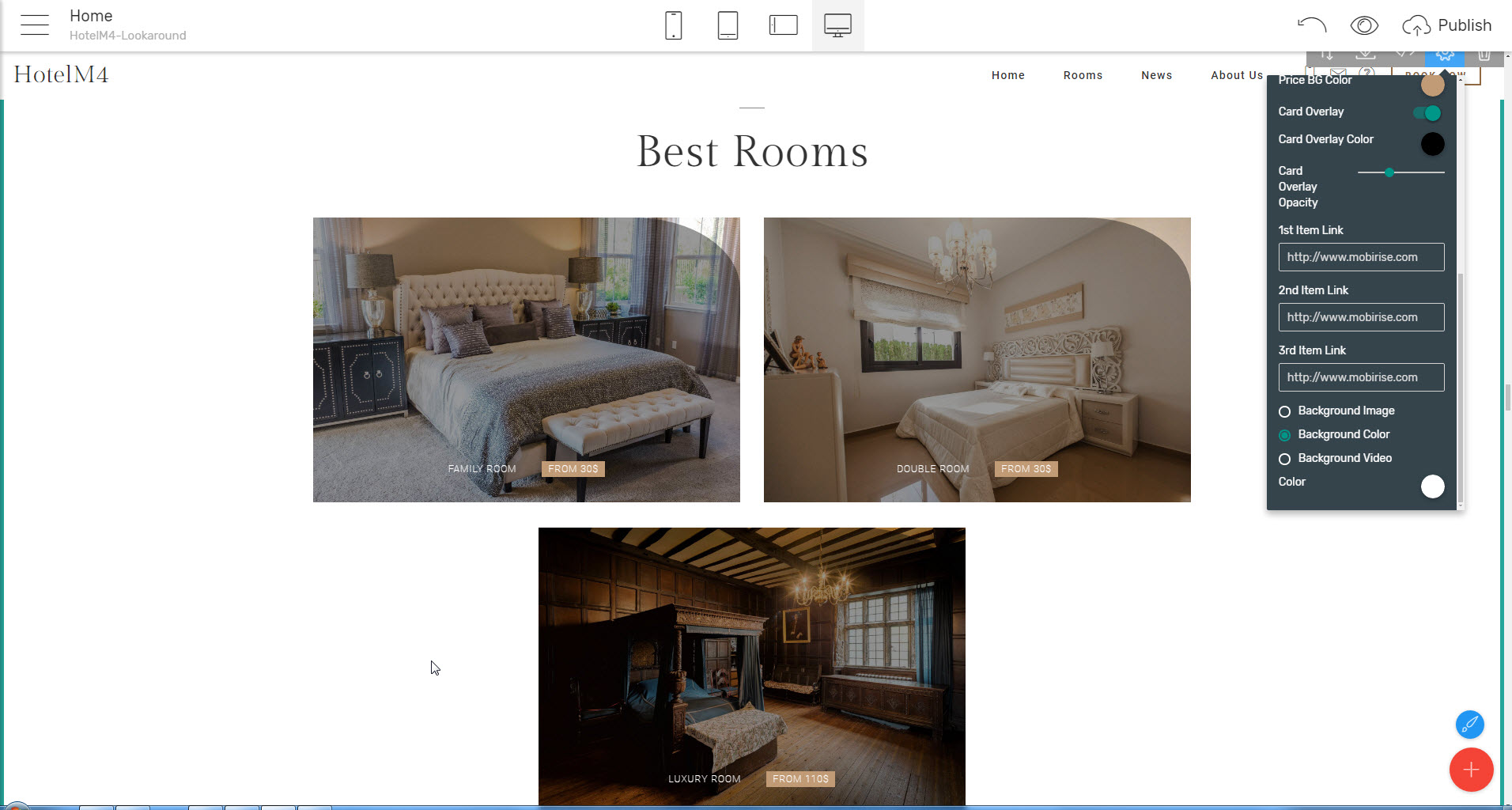 html5 hotel template