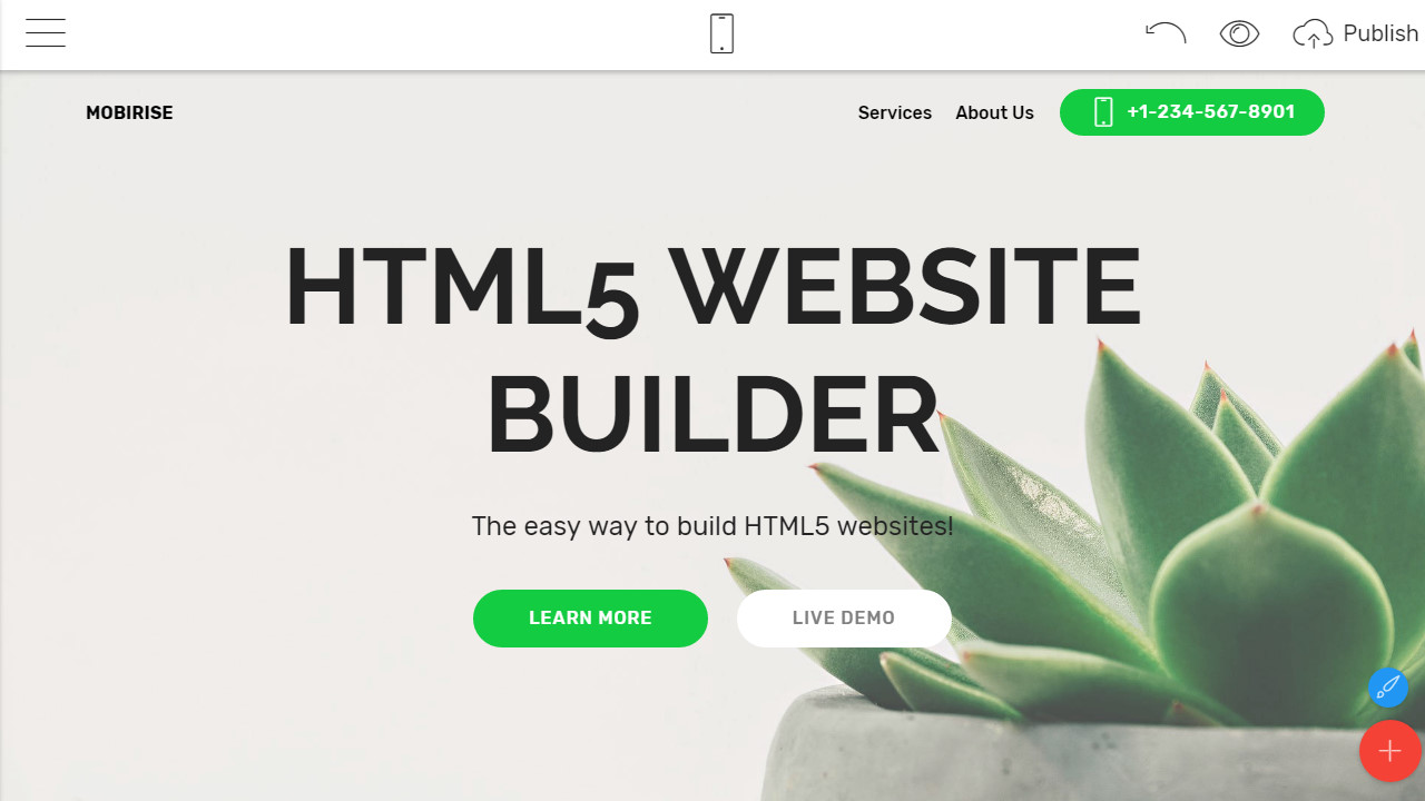 HTML5 Website Creator