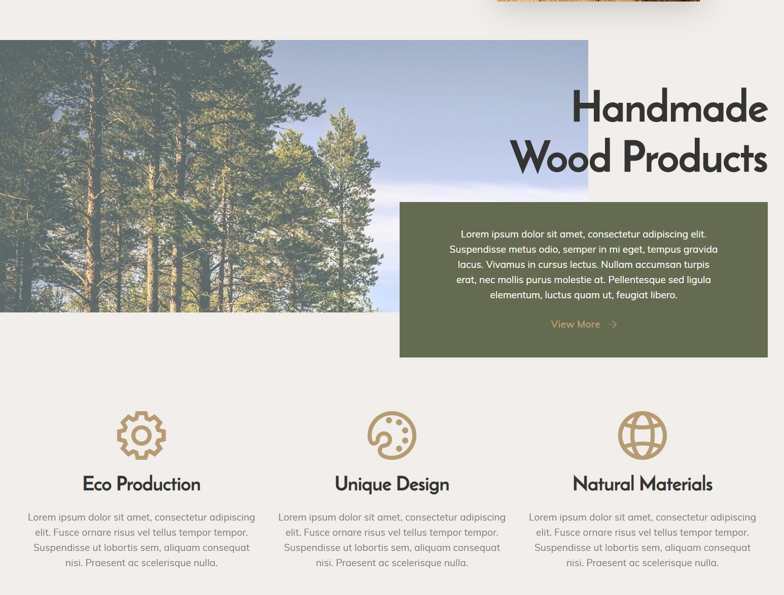 Bootstrap Wood Workshop Theme