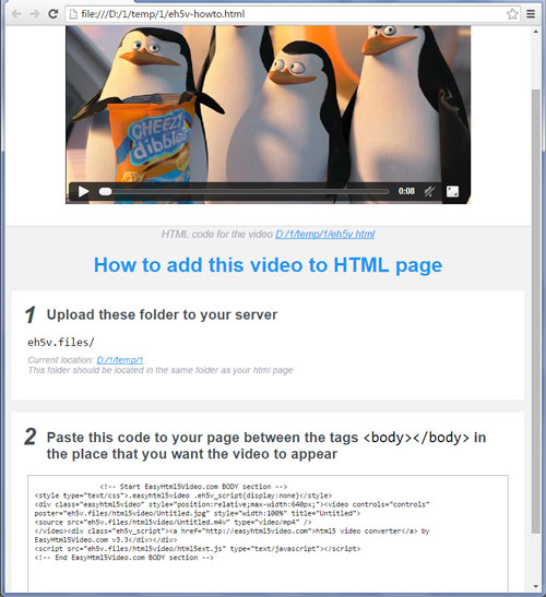 download html5 video in chrome