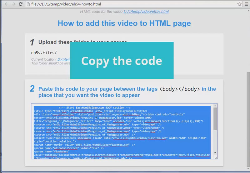 Movie html. How to put Video in html. Html код секции body:. Html button copy text. Video html.